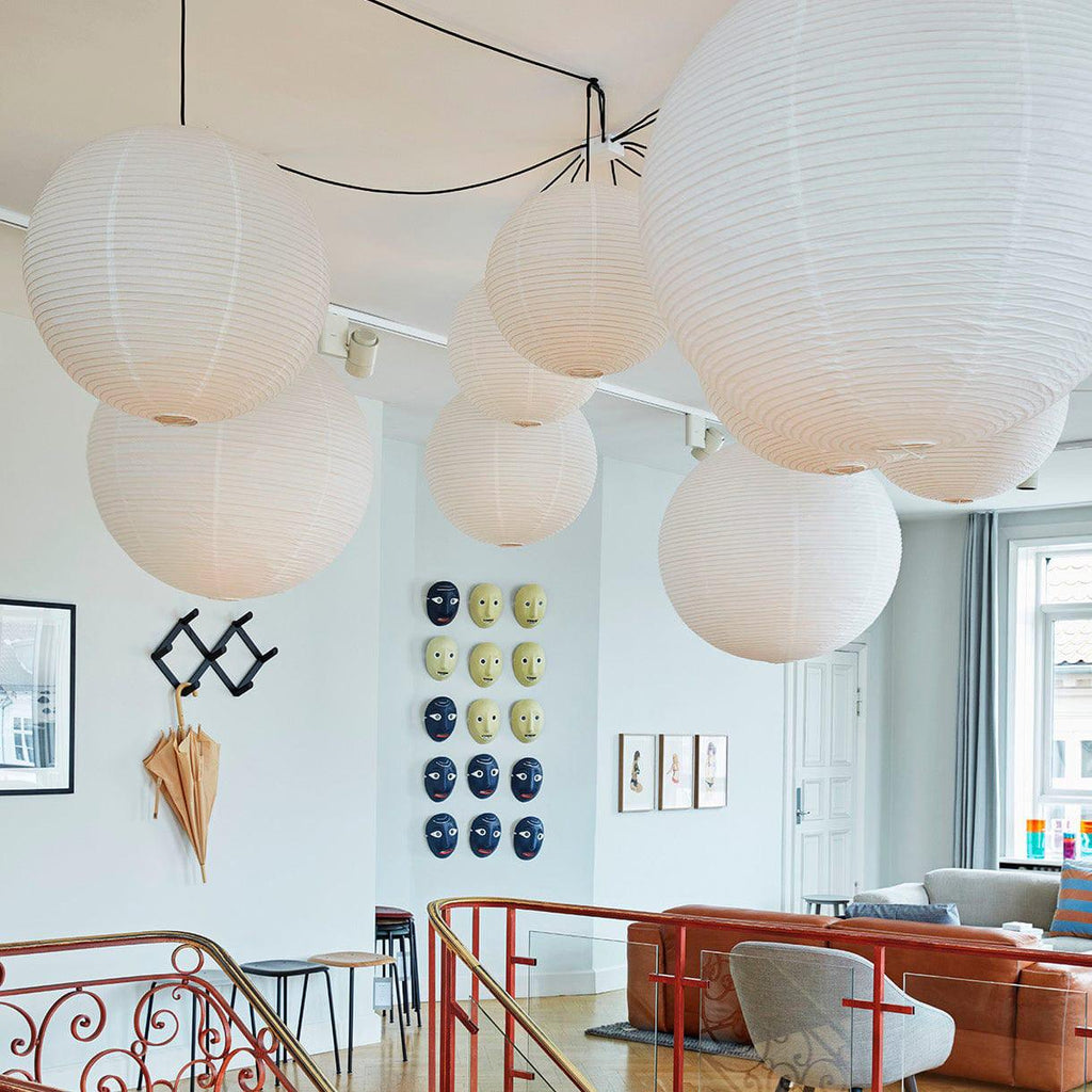 Akari A Series Plug In Pendant Lamp Black Wire Version