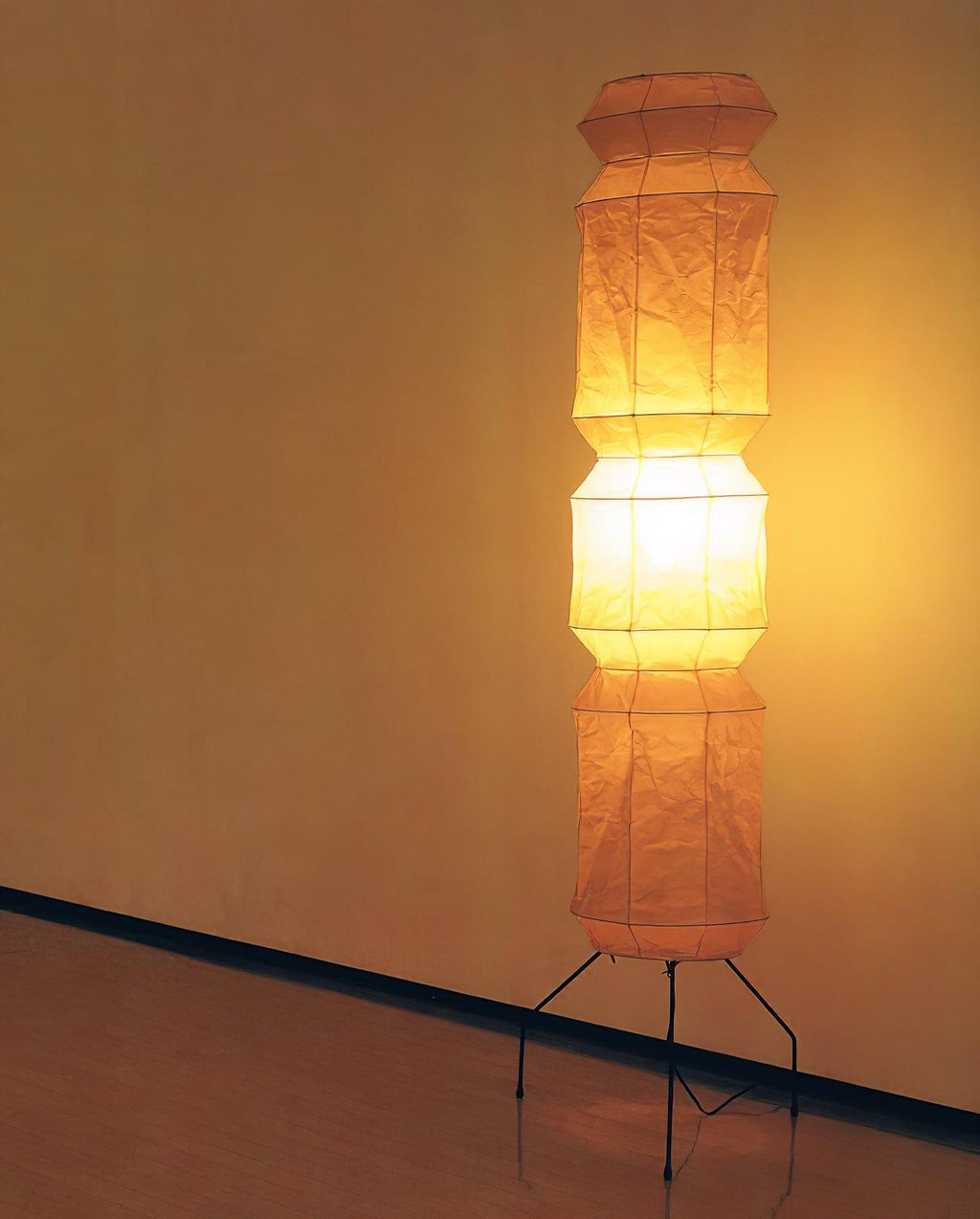 Akari UF4-L6 Floor Lamp 20.4″- 74″