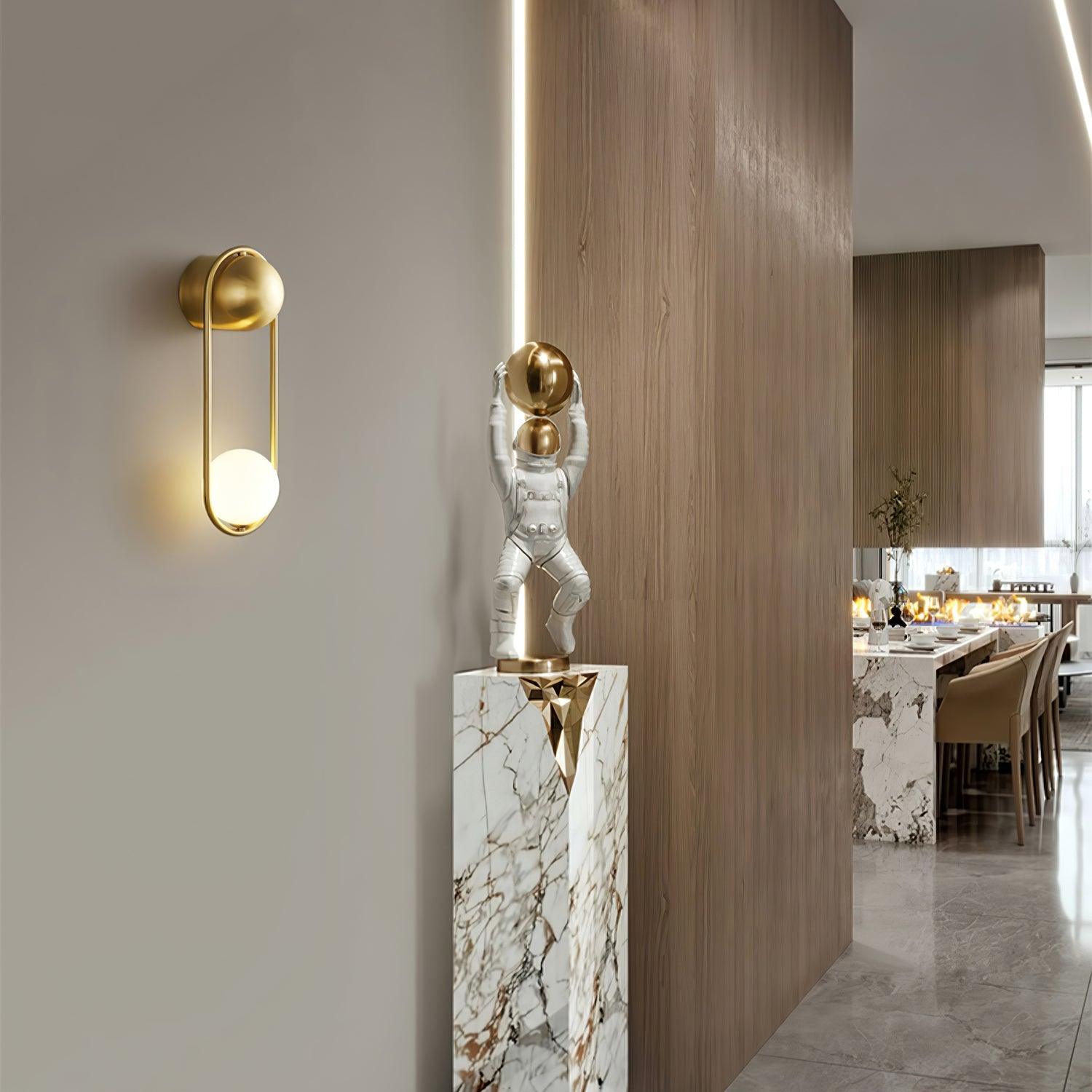 Alaynia Globe Wall Lamp