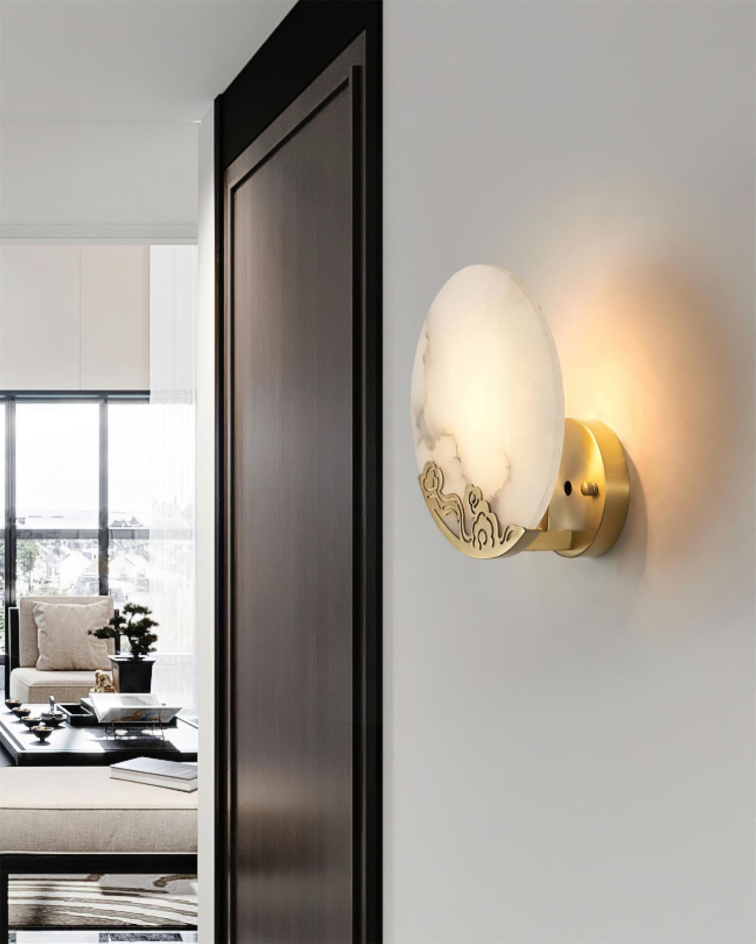 Ando Alabaster Wall Lamp
