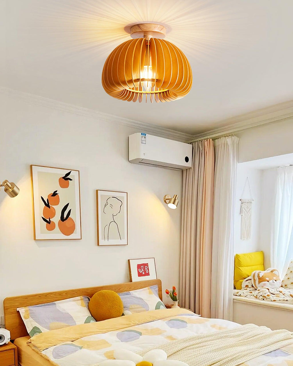 Aneko Pumpkin Ceiling Light