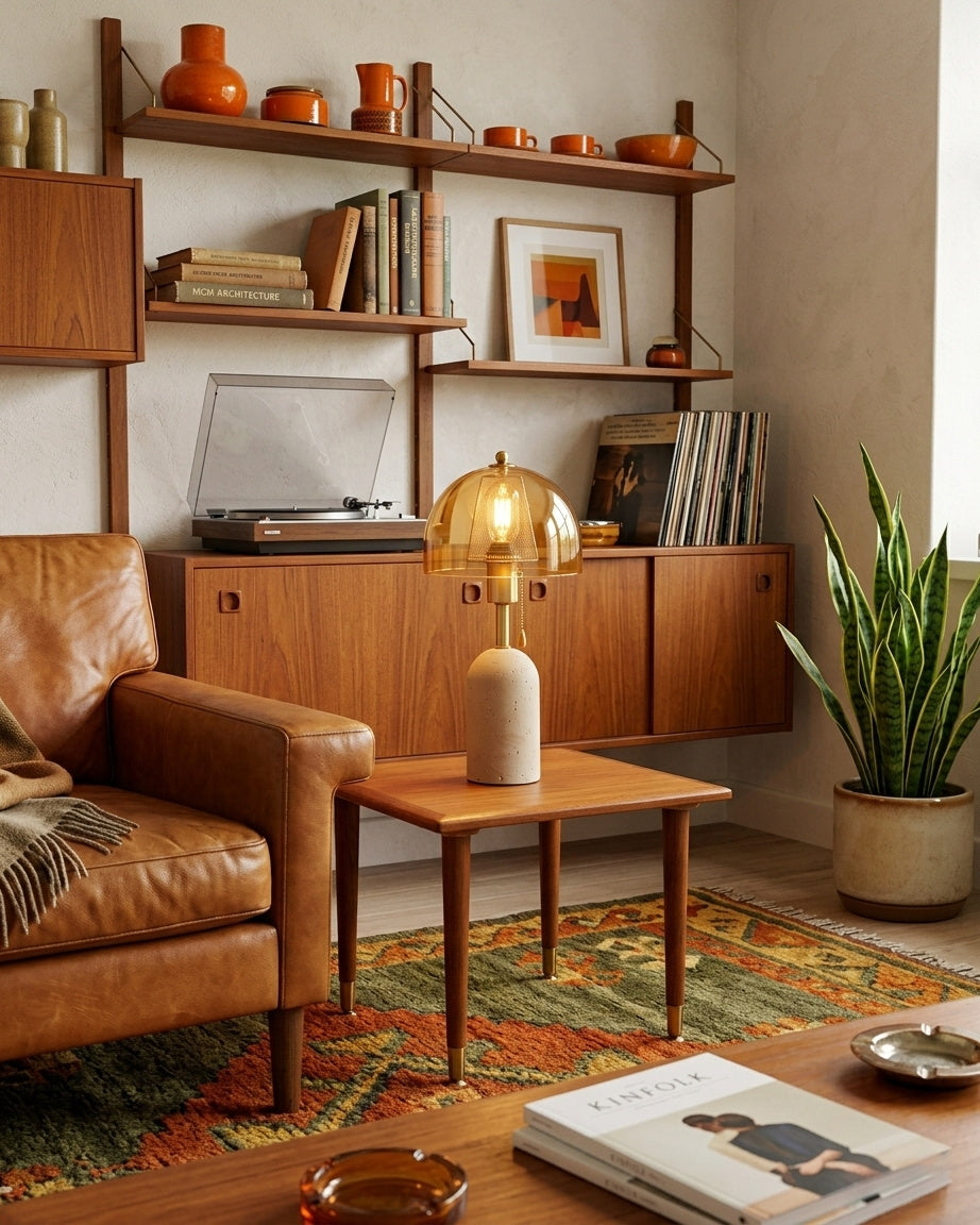 Avero Travertine Table Lamp