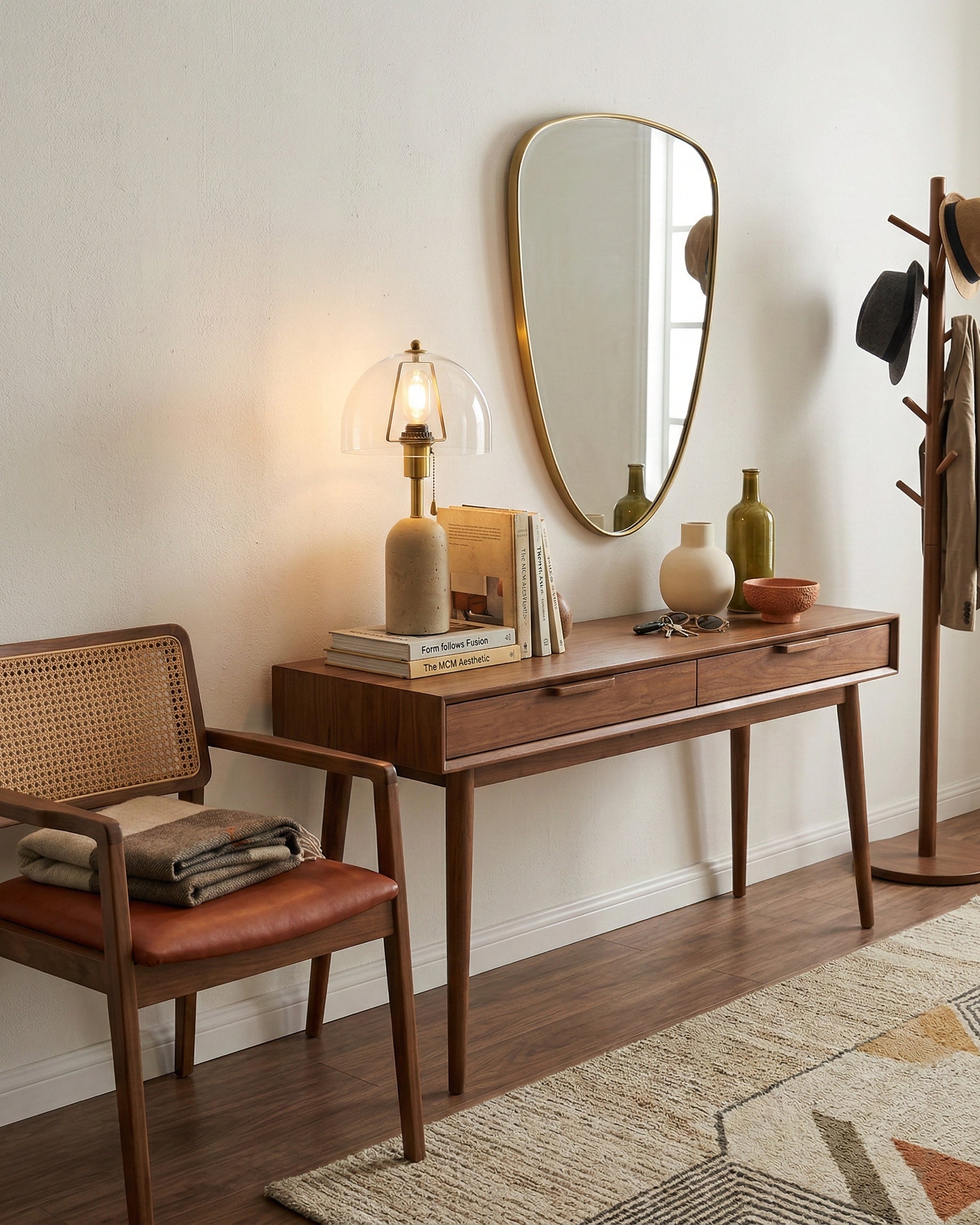 Avero Travertine Table Lamp