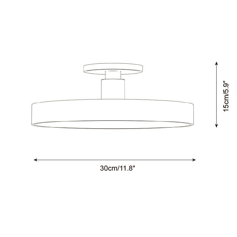 Azure Plate Ceiling Lamp