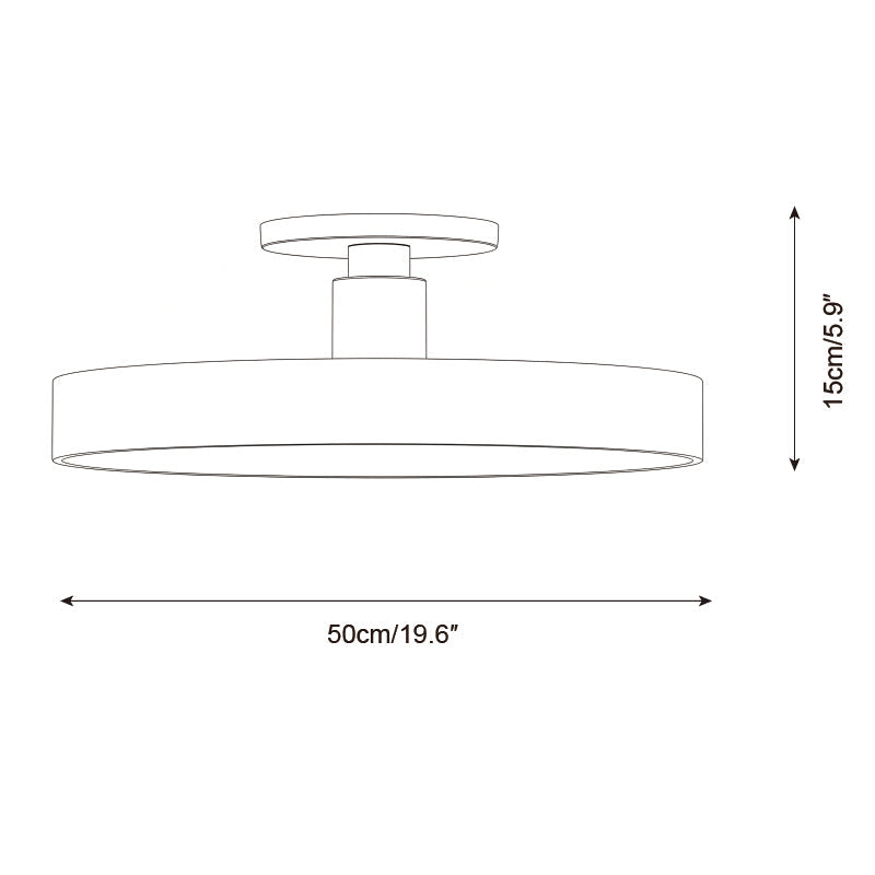 Azure Plate Ceiling Lamp