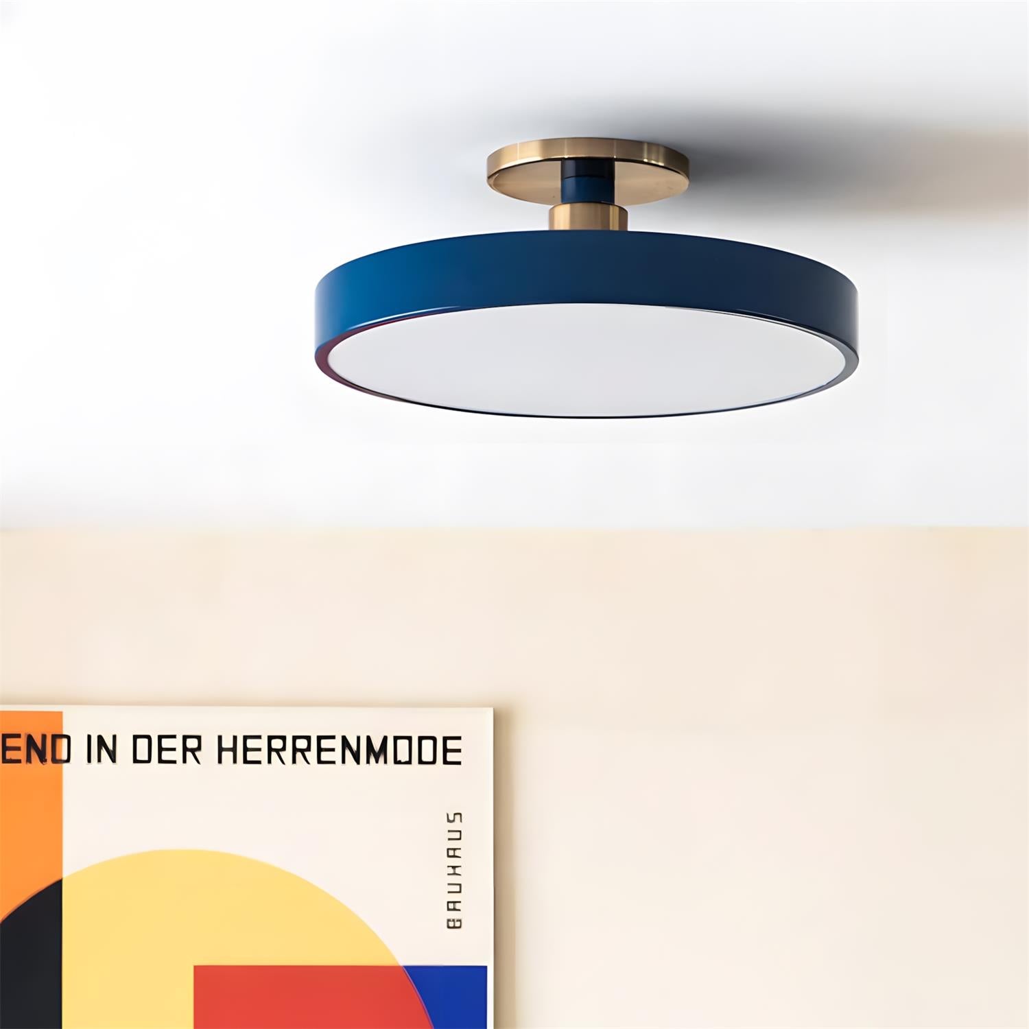 Azure Plate Ceiling Lamp