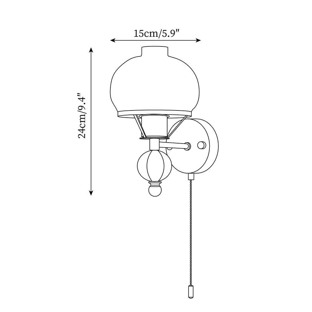 Balck Enya Wall Light
