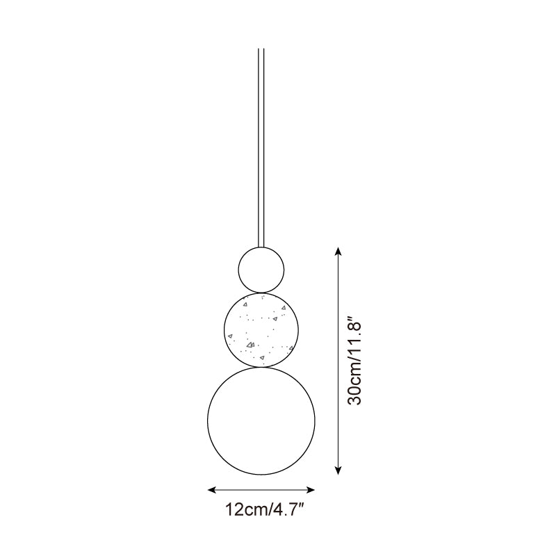 Ball Travertine Pendant Lamp