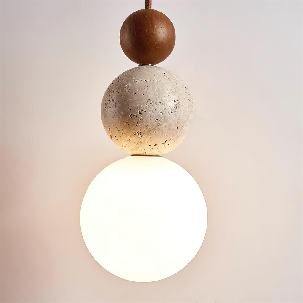 Ball Travertine Pendant Lamp