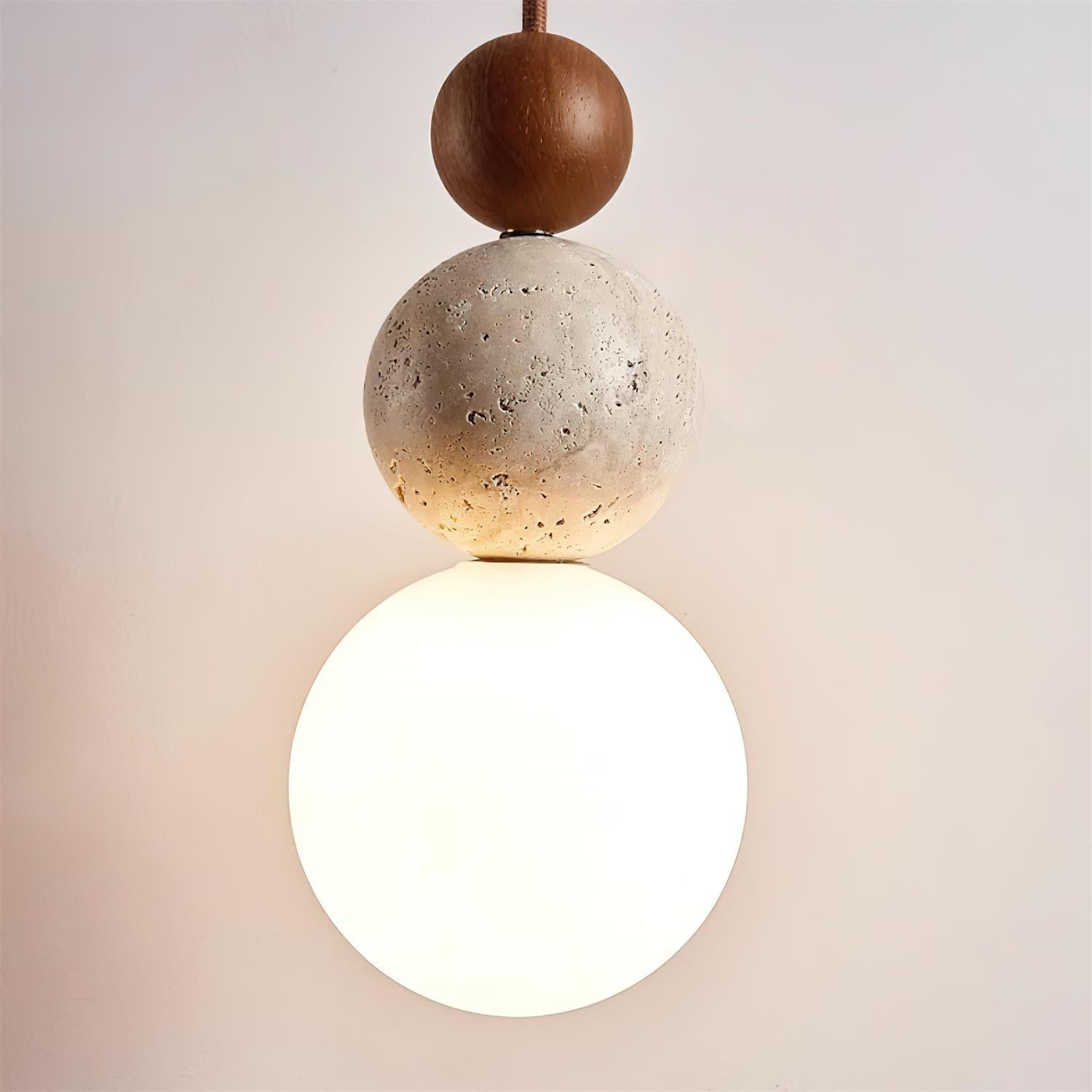 Ball Travertine Pendant Lamp