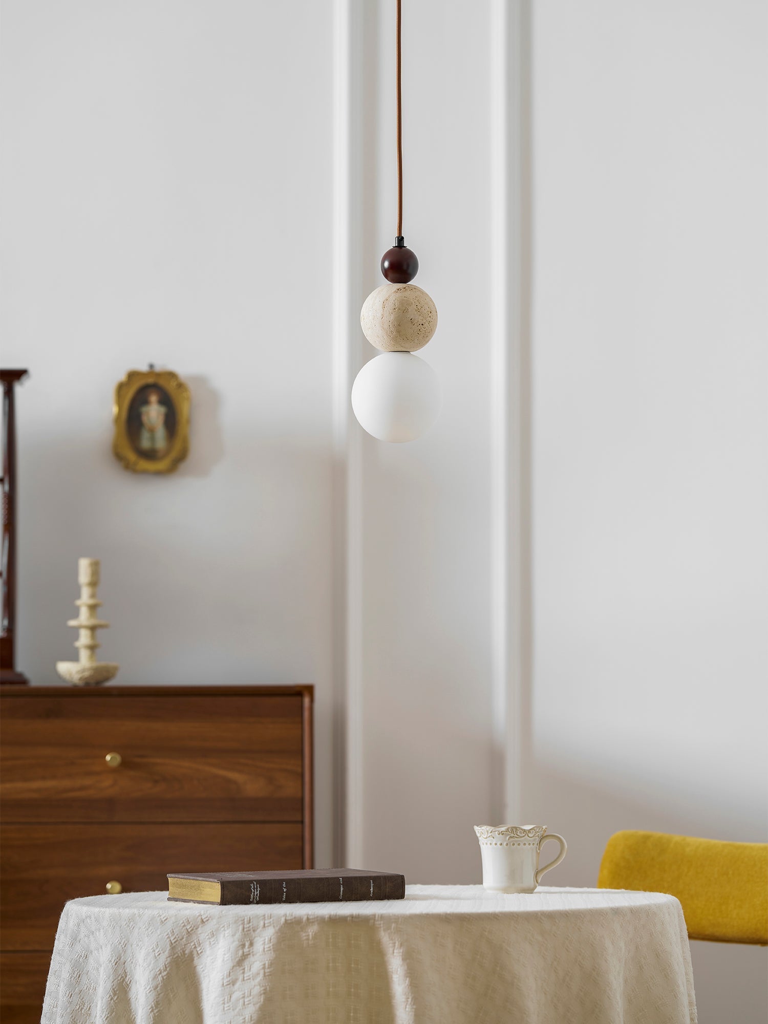 Ball Travertine Pendant Lamp