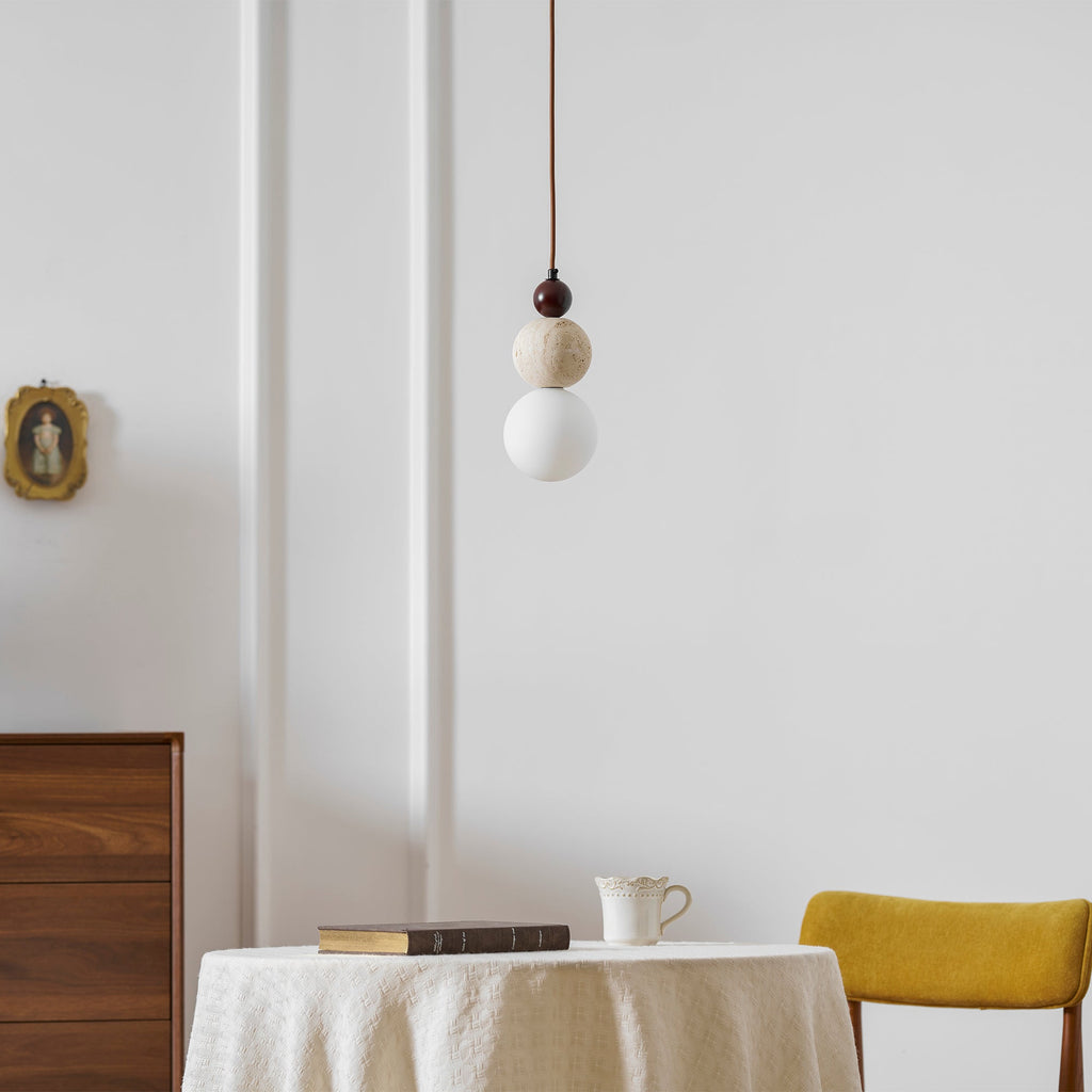 Ball Travertine Pendant Lamp