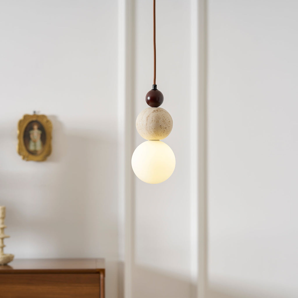 Ball Travertine Pendant Lamp