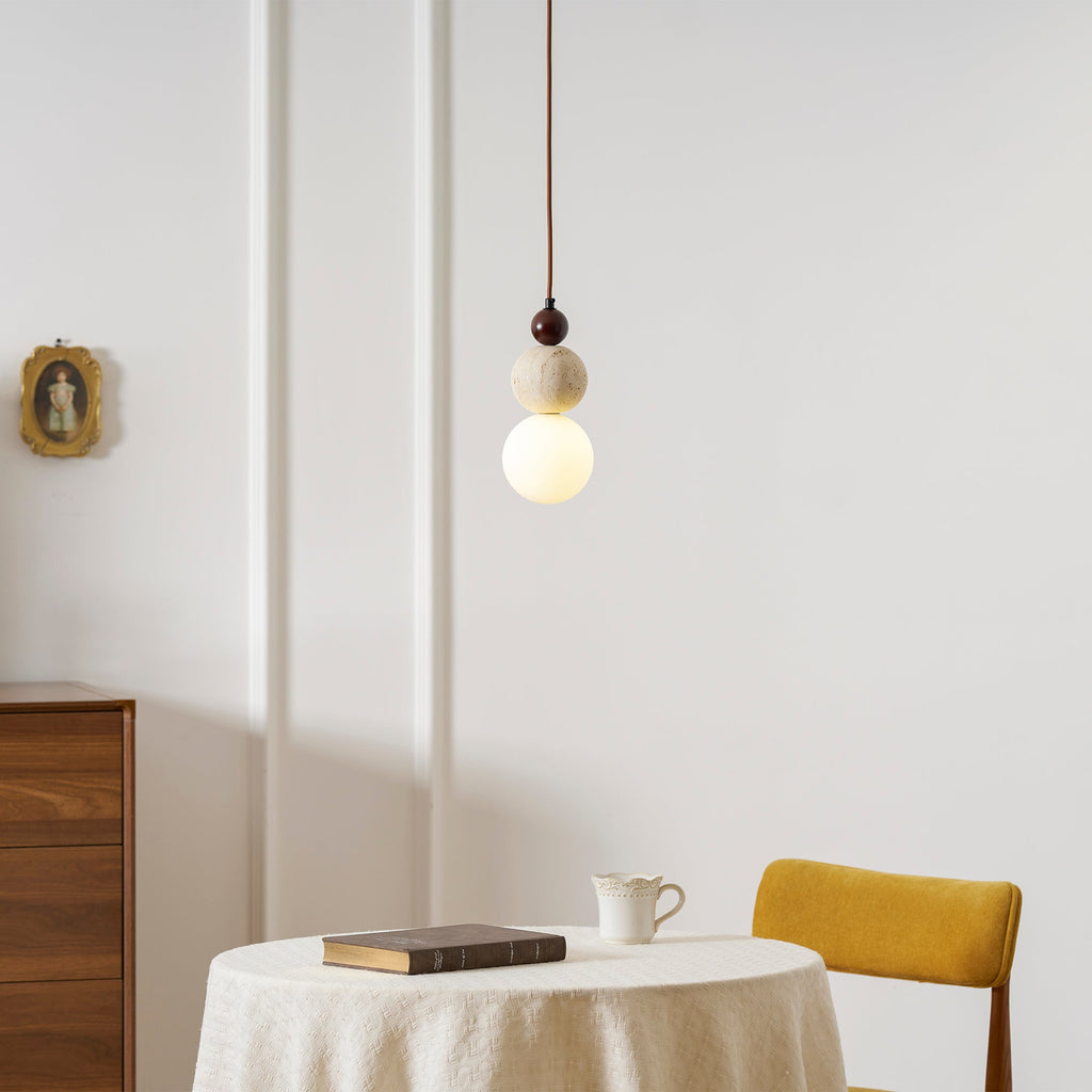 Ball Travertine Pendant Lamp