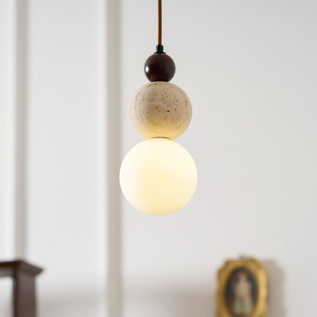 Ball Travertine Pendant Lamp