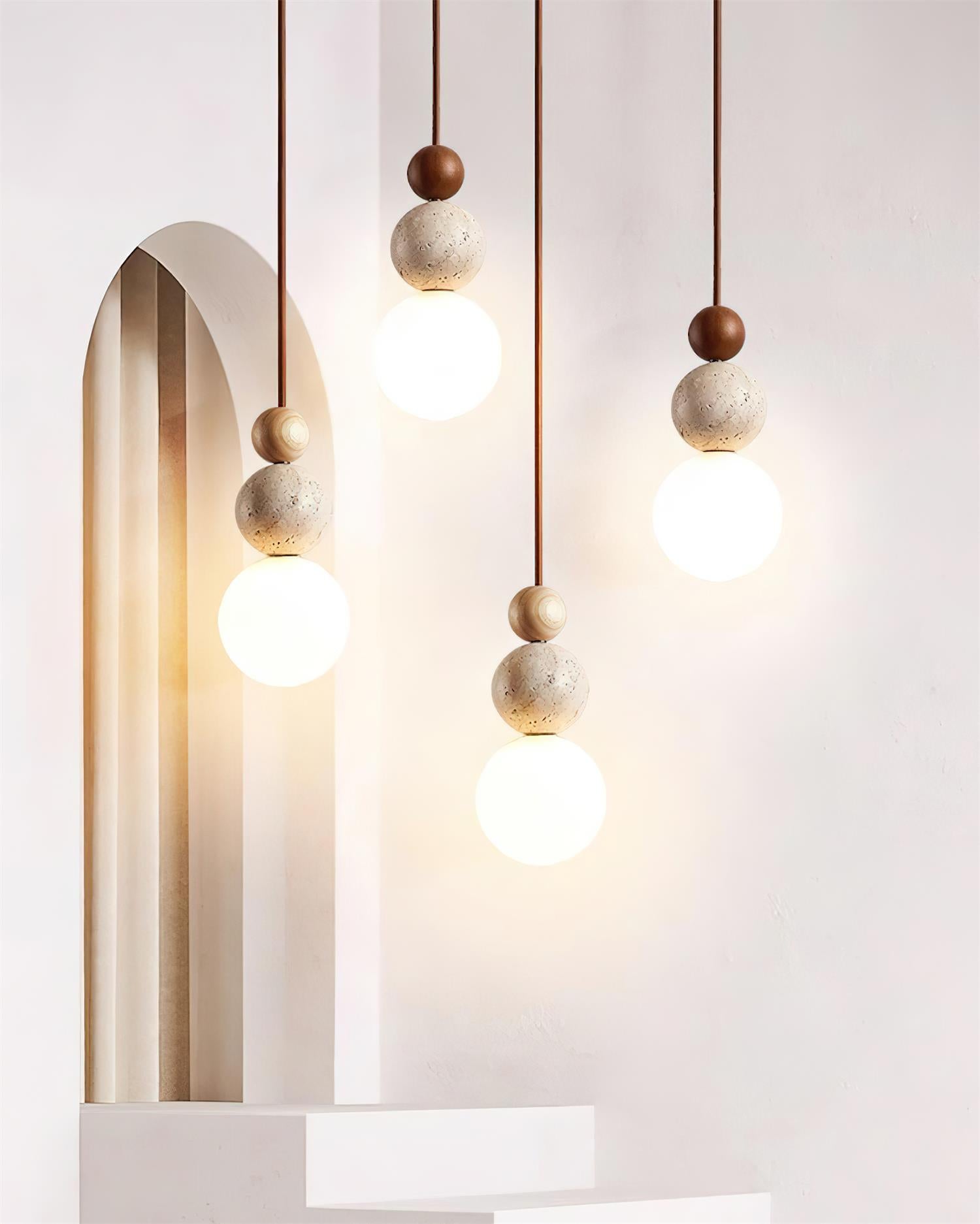 Ball Travertine Pendant Lamp