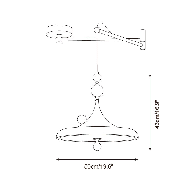 Ballora Swing Arm Pendant Lamp