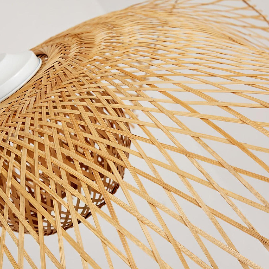 Bamboo Lotus Leaf Pendant Lamp