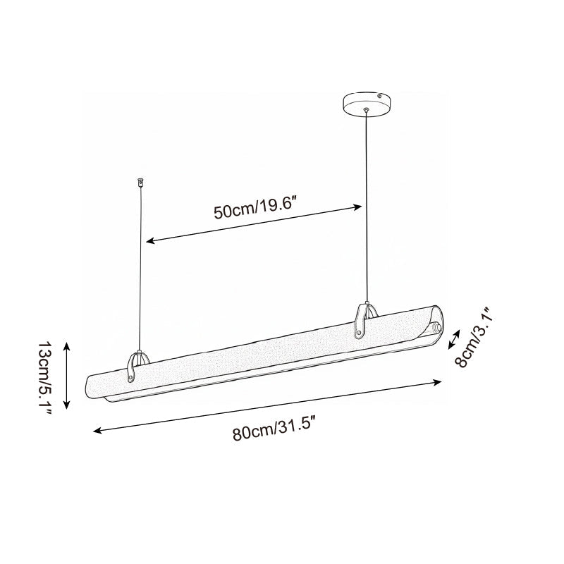 Bandolier Line Chandelier