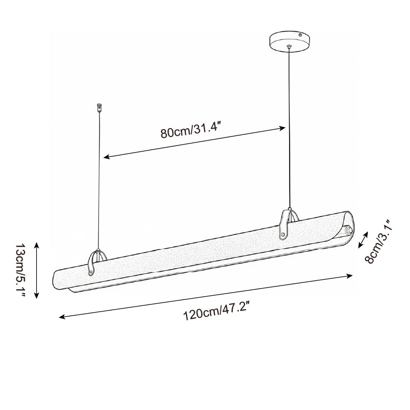 Bandolier Line Chandelier