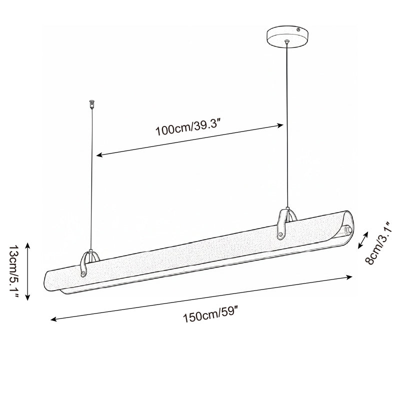 Bandolier Line Chandelier