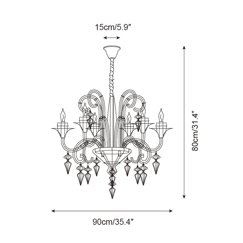 Baroque Chandelier