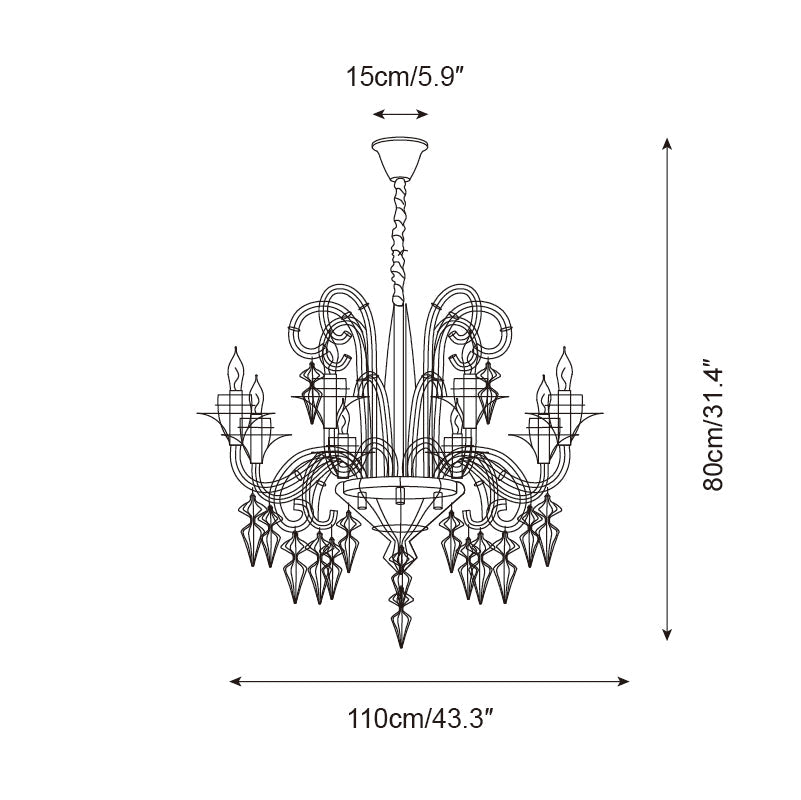 Baroque Chandelier
