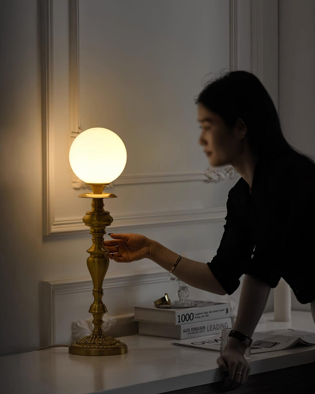 Beatty Brass Table Lamp