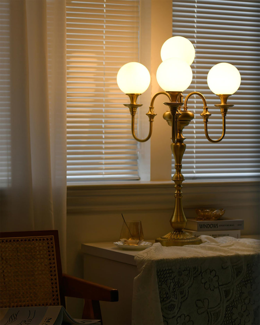 Beatty Brass Table Lamp