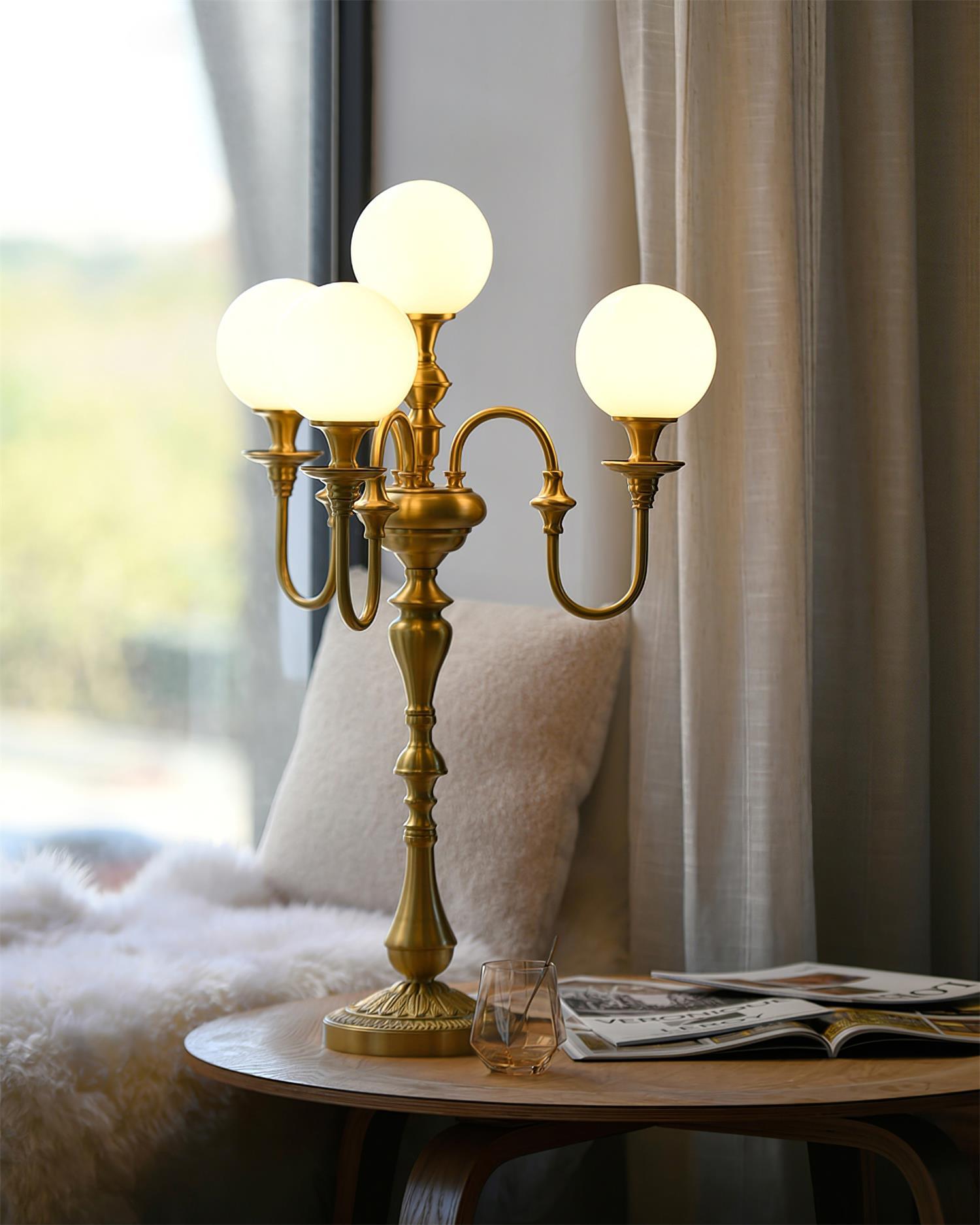Beatty Brass Table Lamp