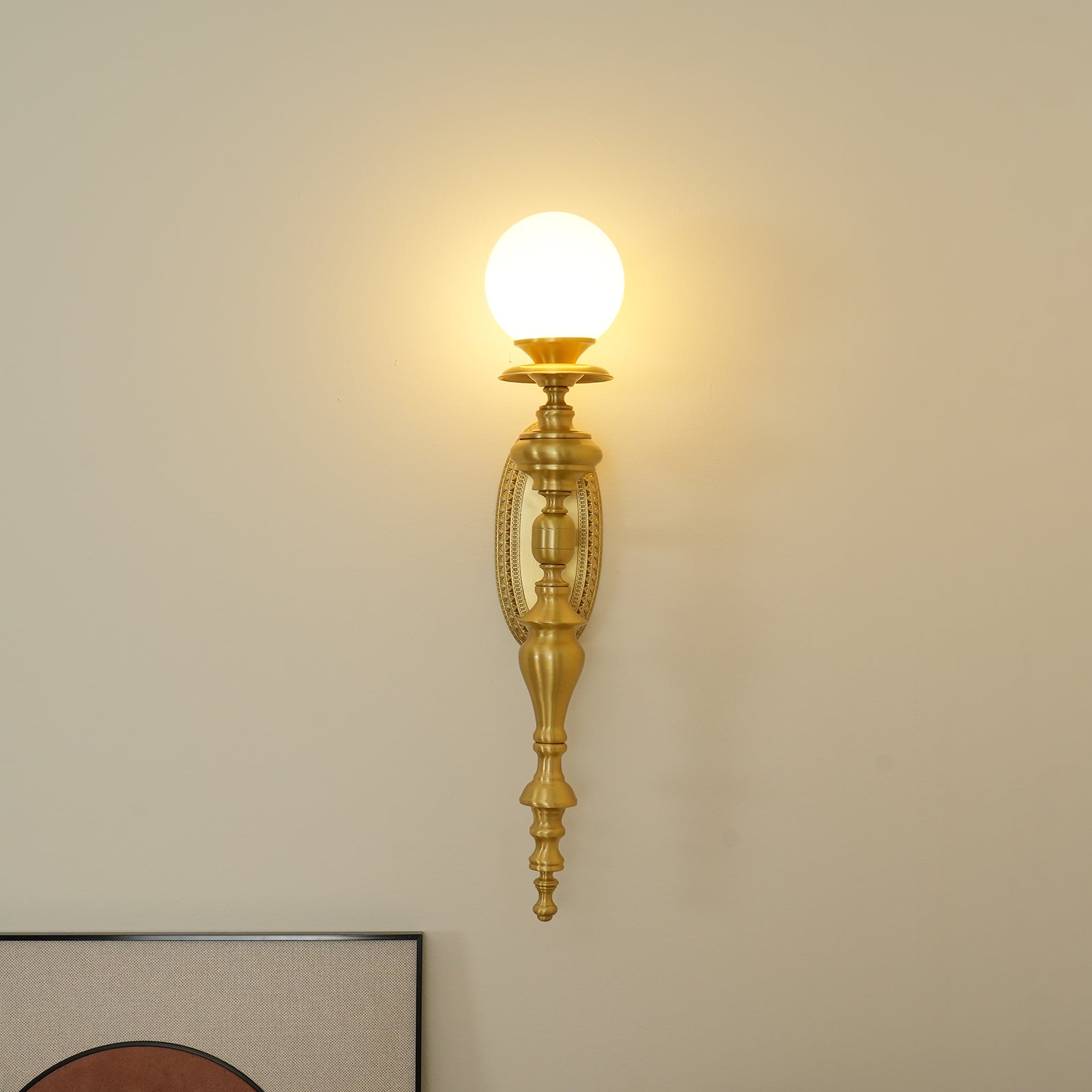 Beatty Brass Wall Lamp