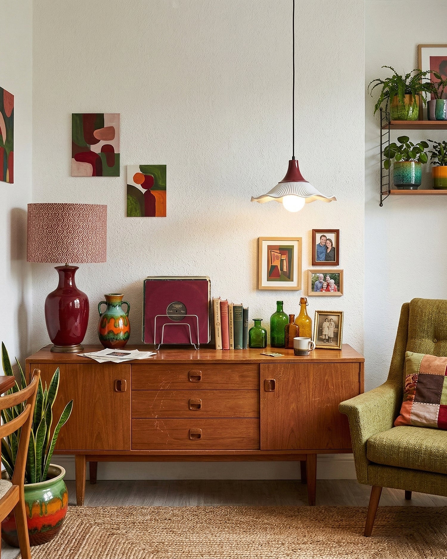Berry Fluted Pendant Lamp