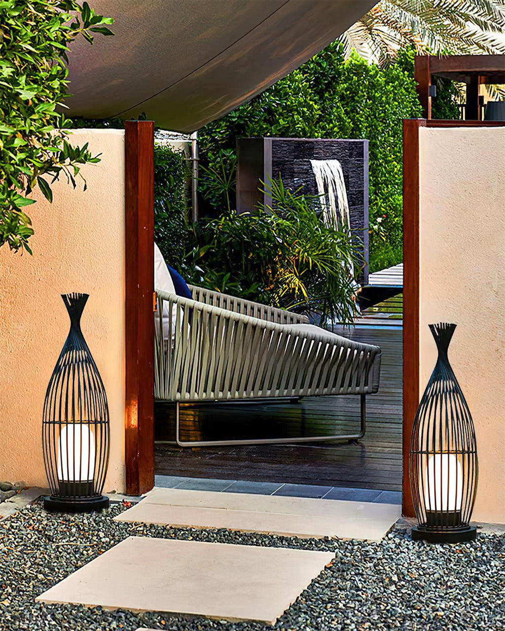Birdcage Outdoor Post Light