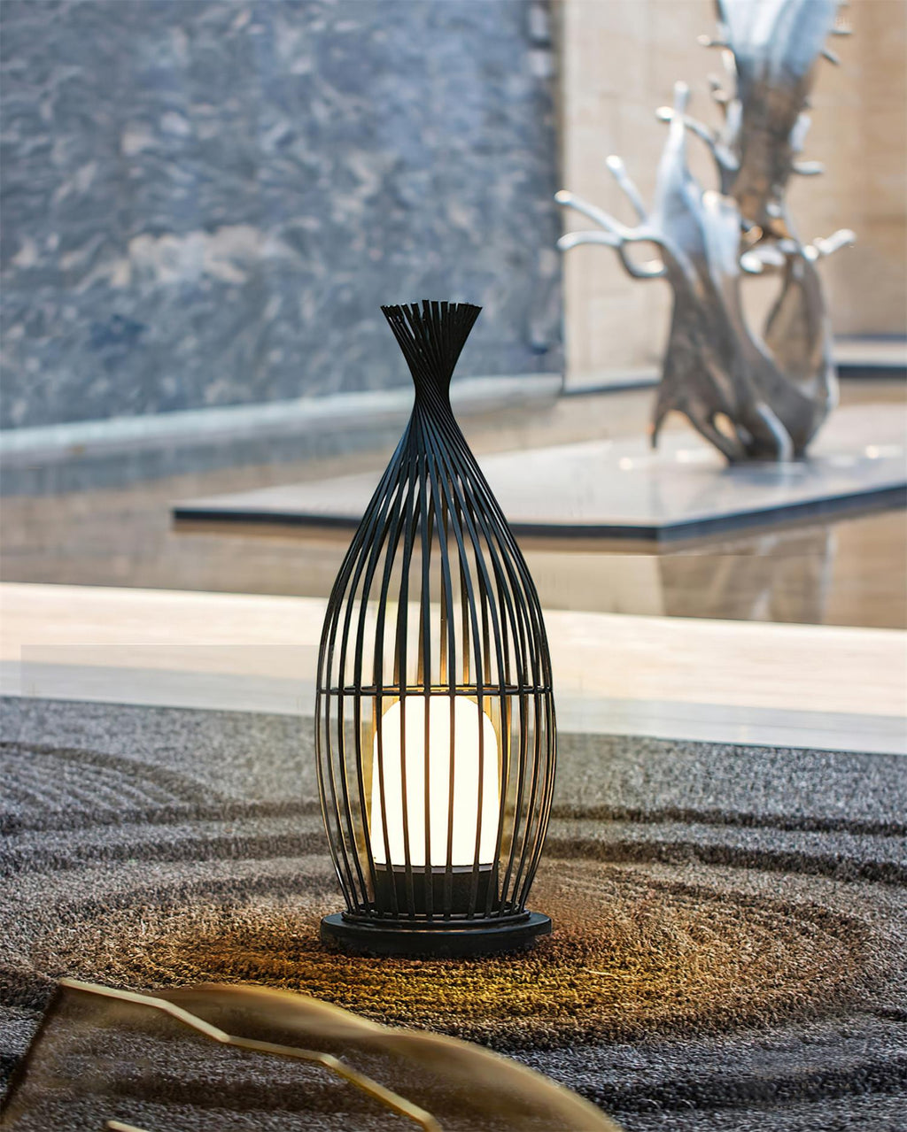 Birdcage Outdoor Post Light