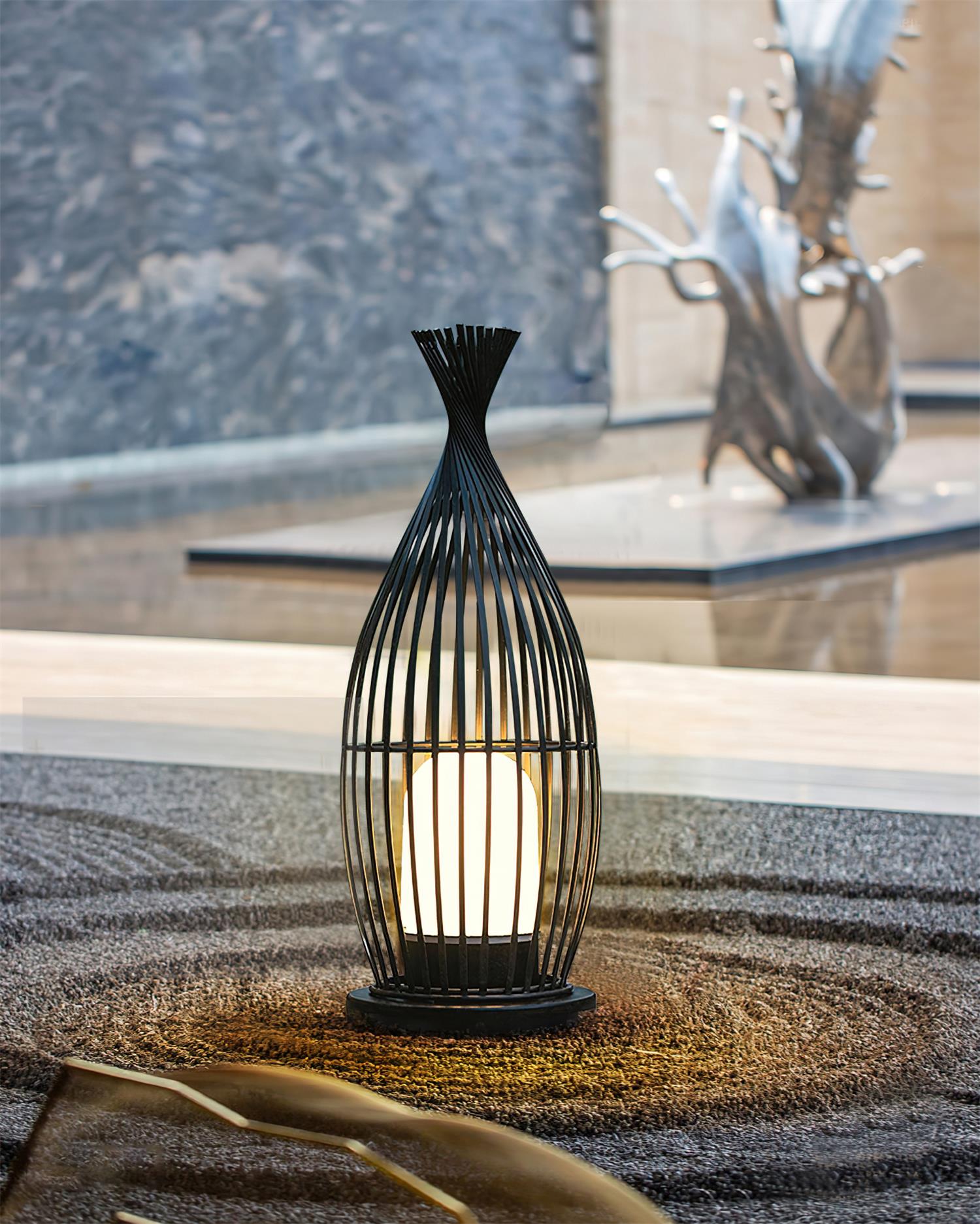 Birdcage Outdoor Post Light
