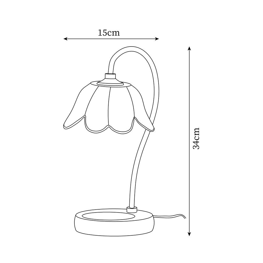 Black Belle Candle Warmer Lamp