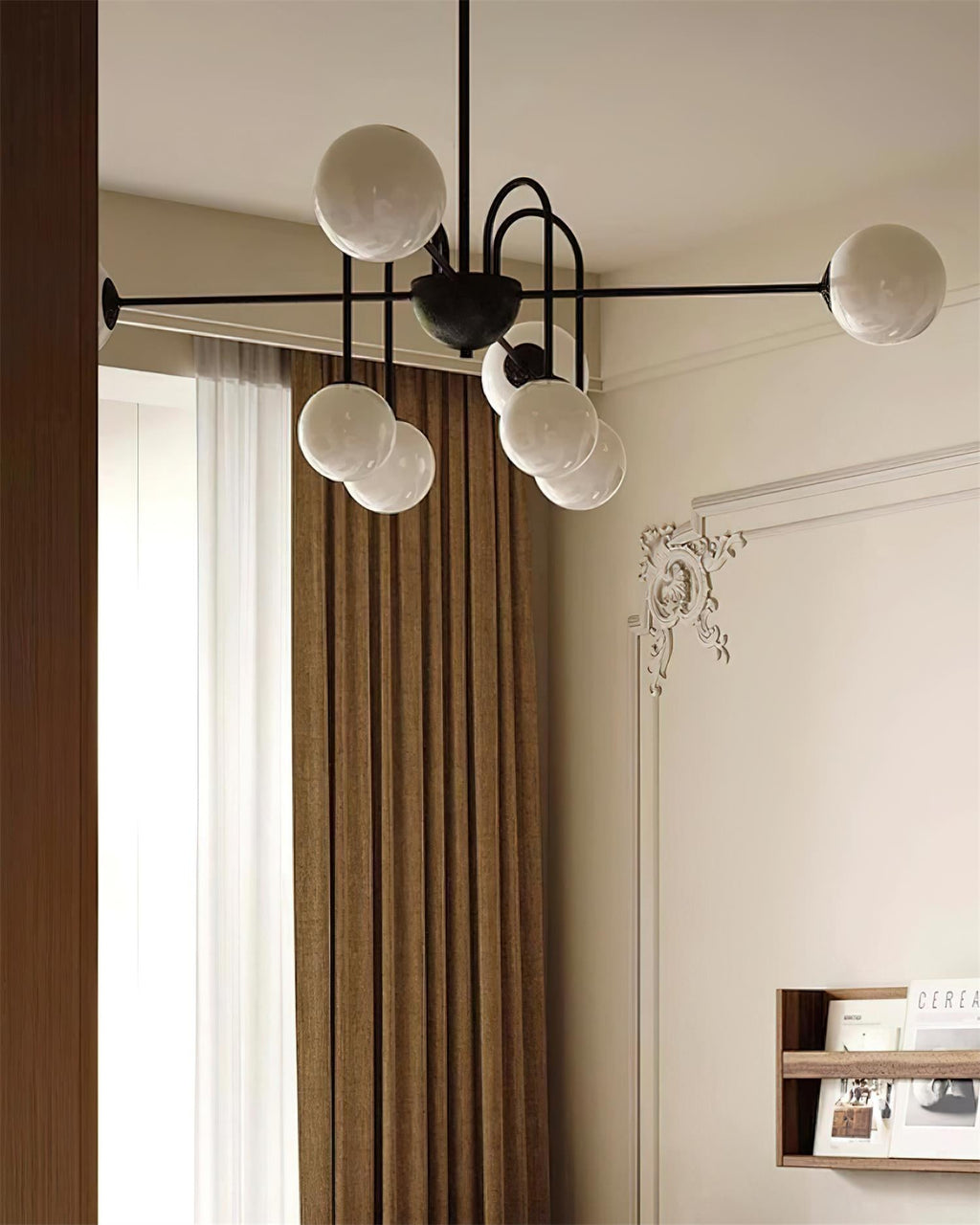 Black Doris Chandelier