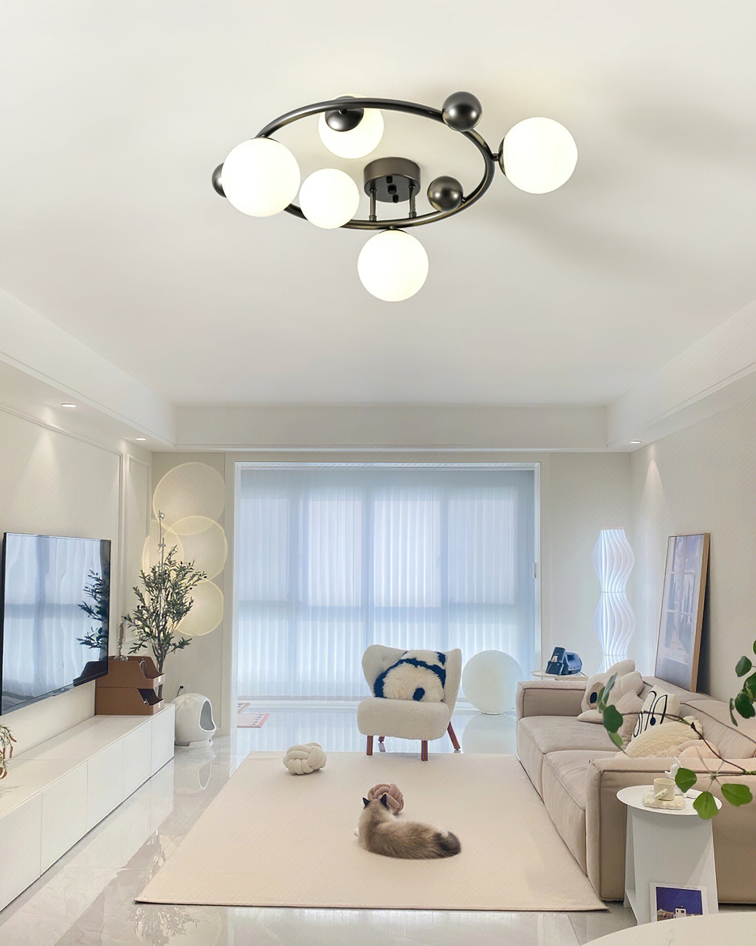 Black Keden Ceiling Light