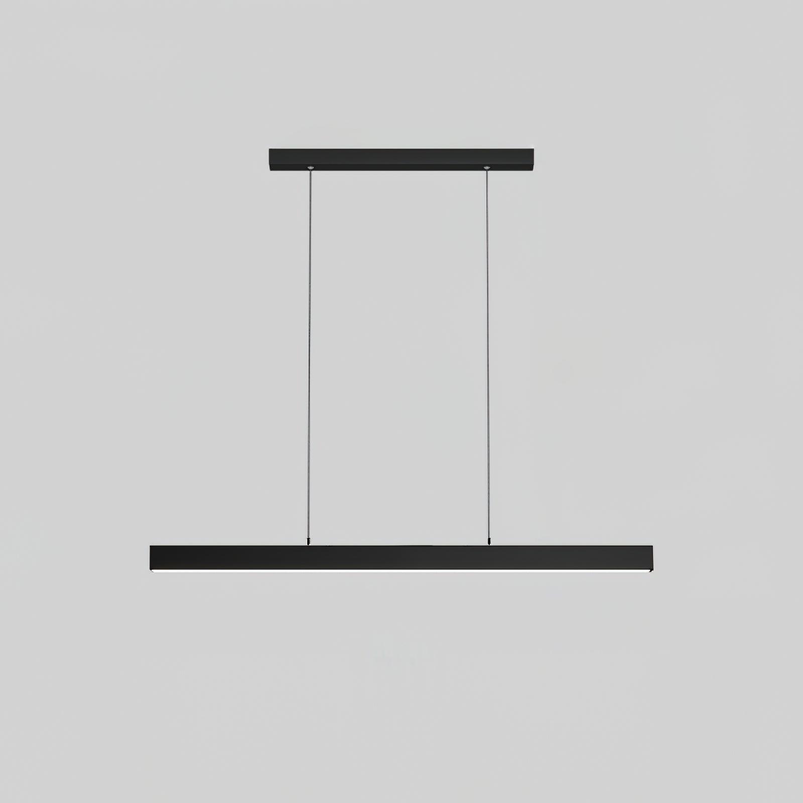 Black Linear Pendant Lamp