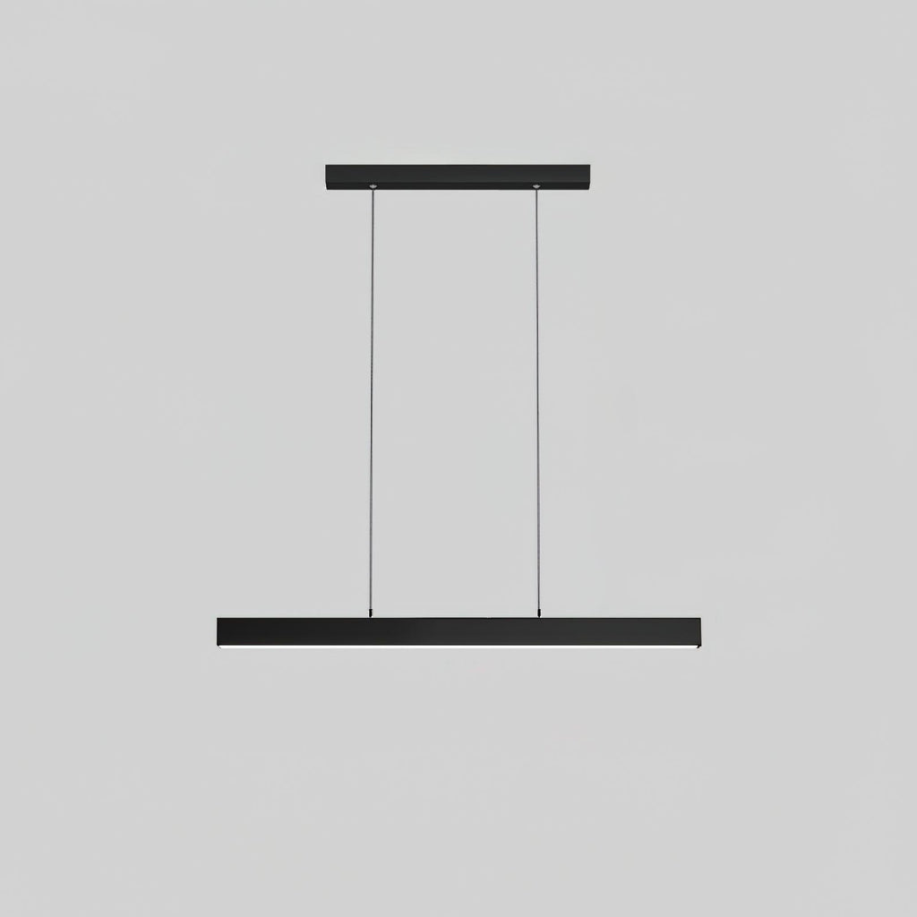 Black Linear Pendant Lamp