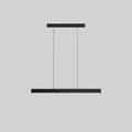 Black Linear Pendant Lamp