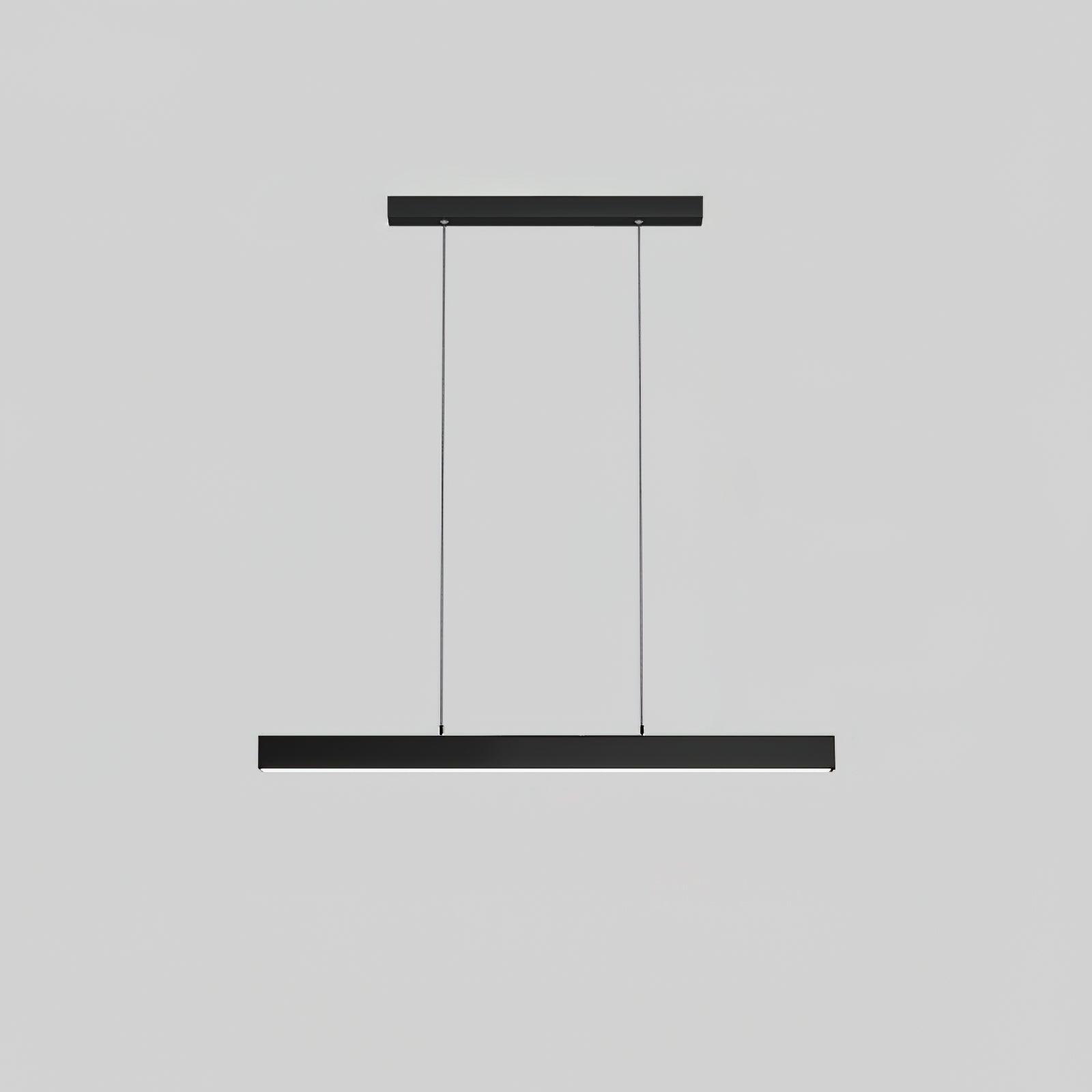 Black Linear Pendant Lamp