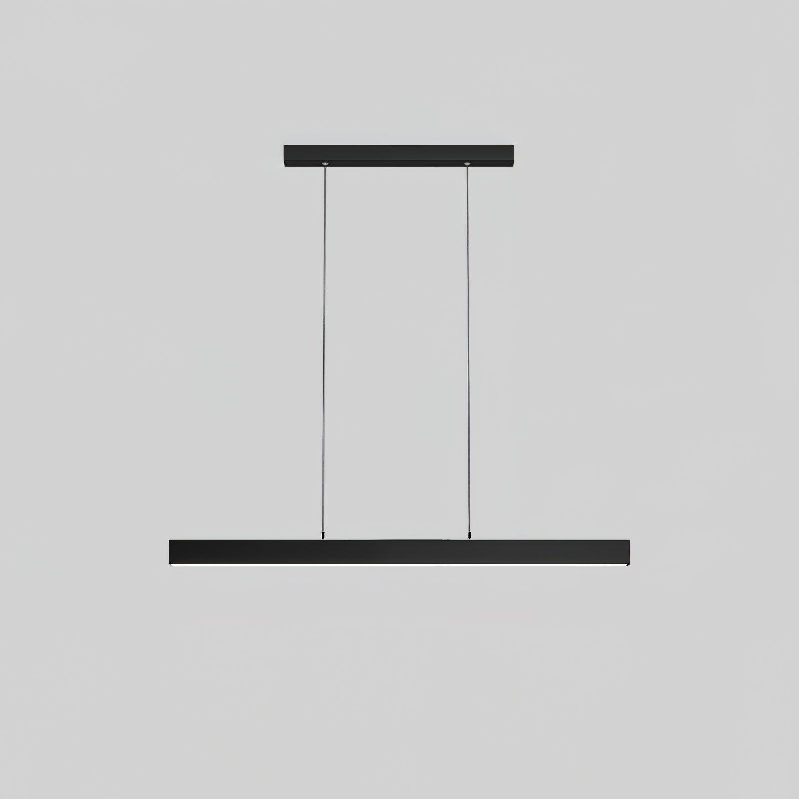 Black Linear Pendant Lamp