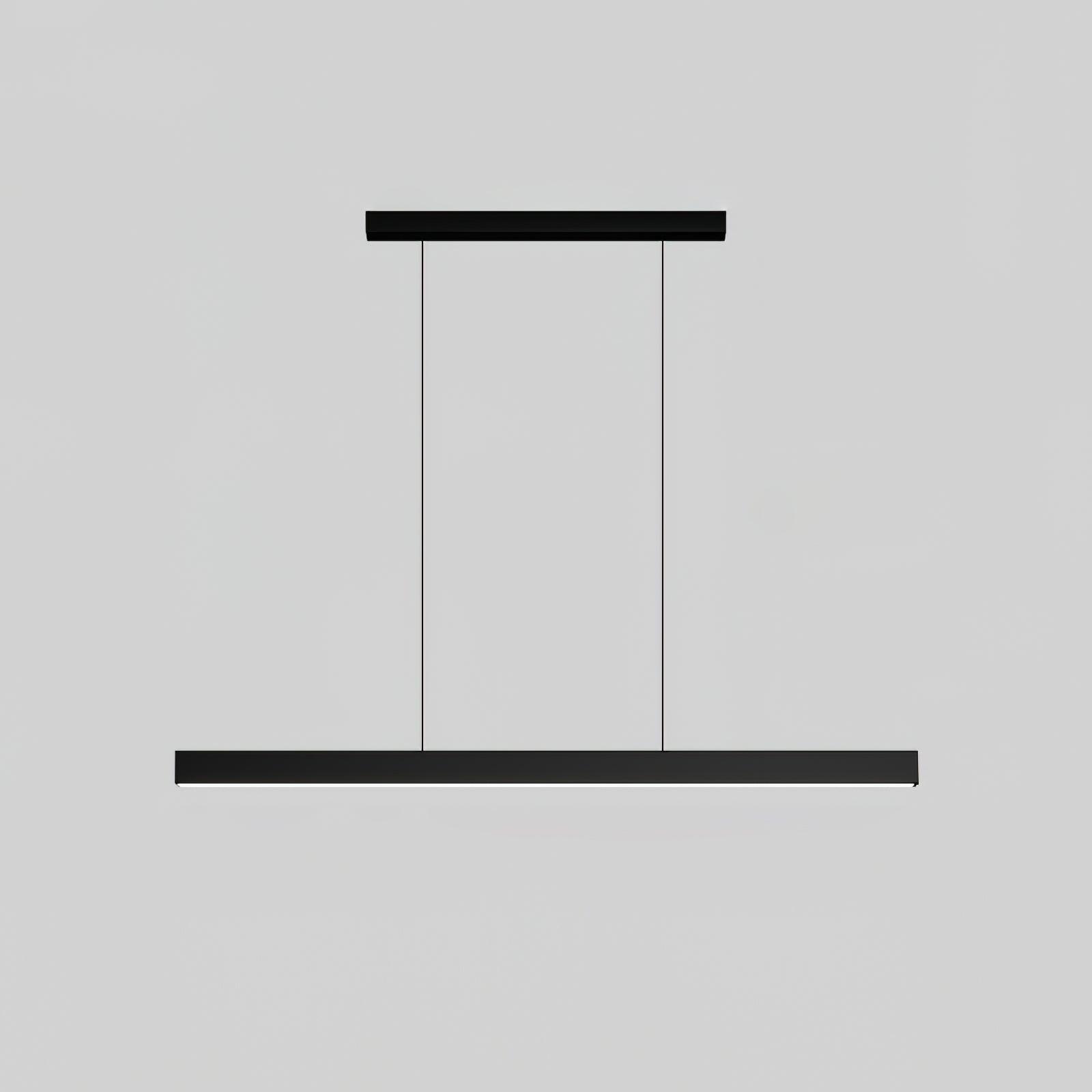 Black Linear Pendant Lamp
