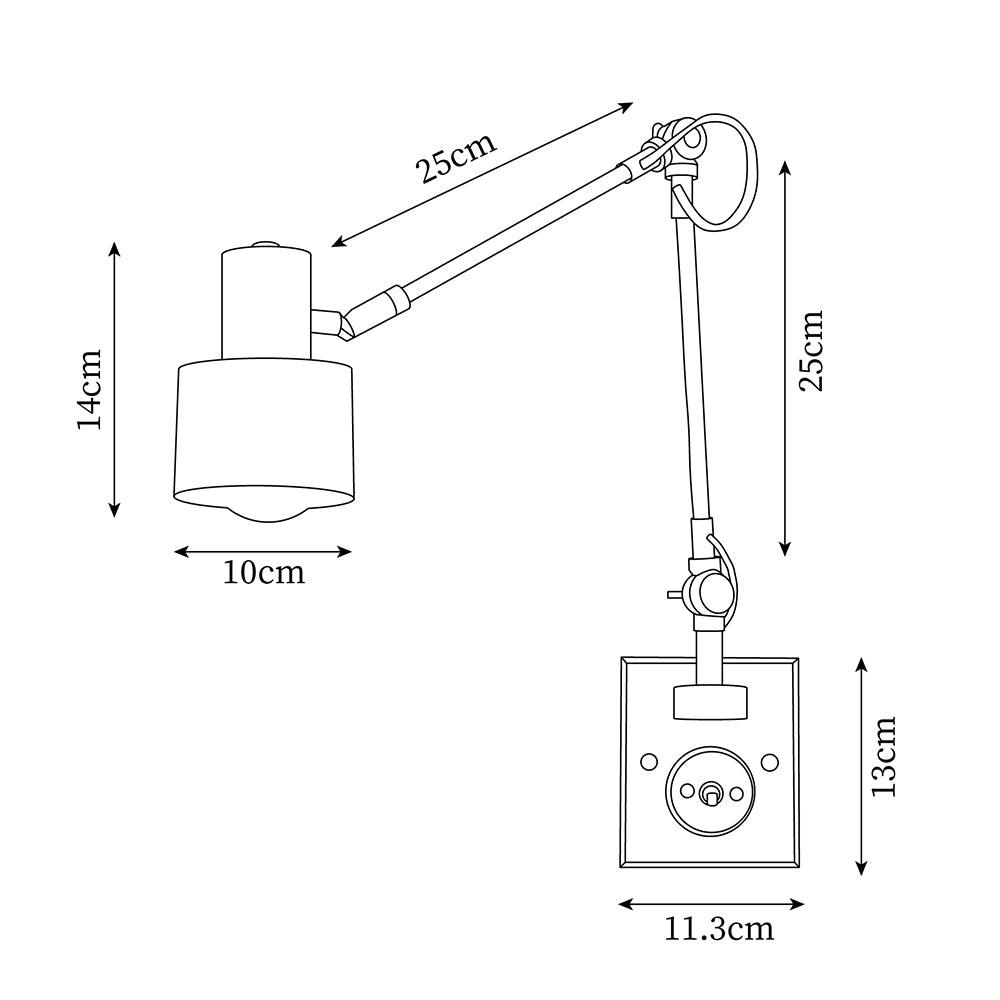 Blair Swing Arm Wall Lamp