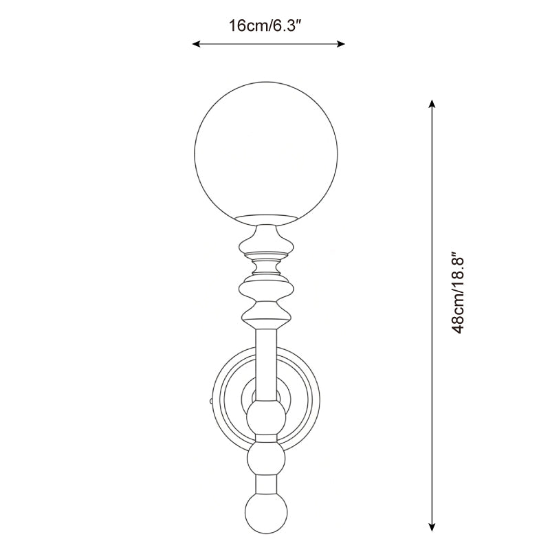 Bouton Wall Lamp