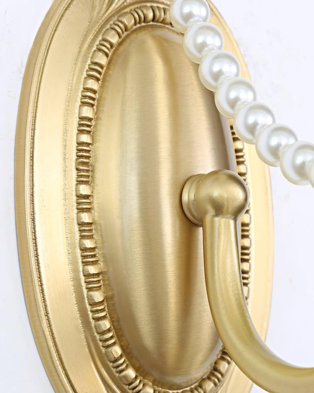 Brass Floral Wall Lamp