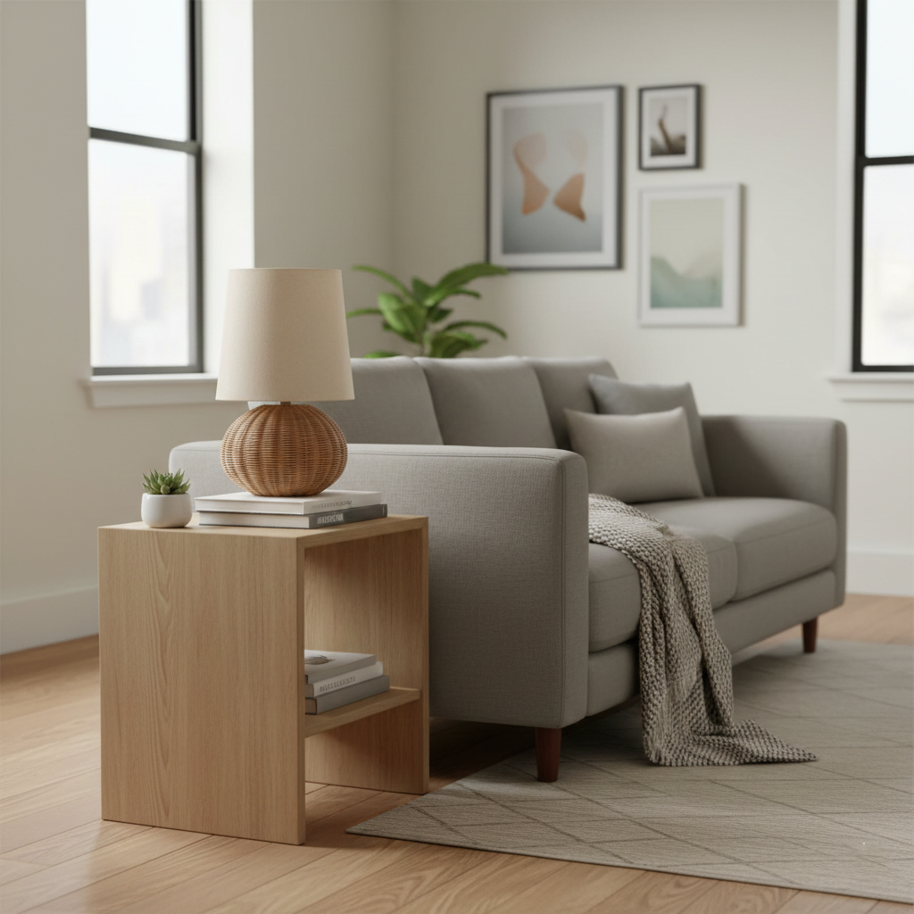 Braxton Rattan Table Lamp