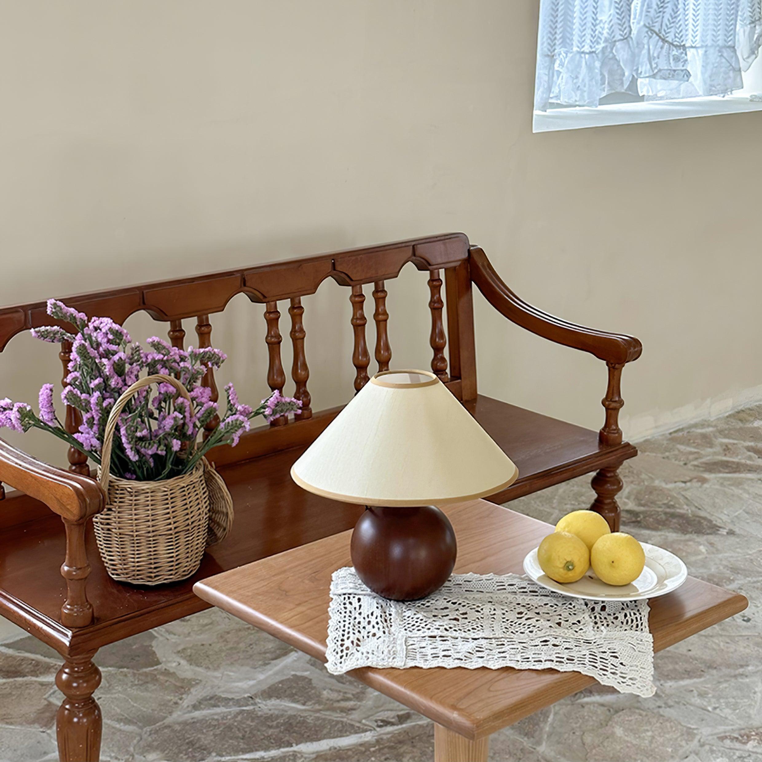 Cankut Wood Table Lamp