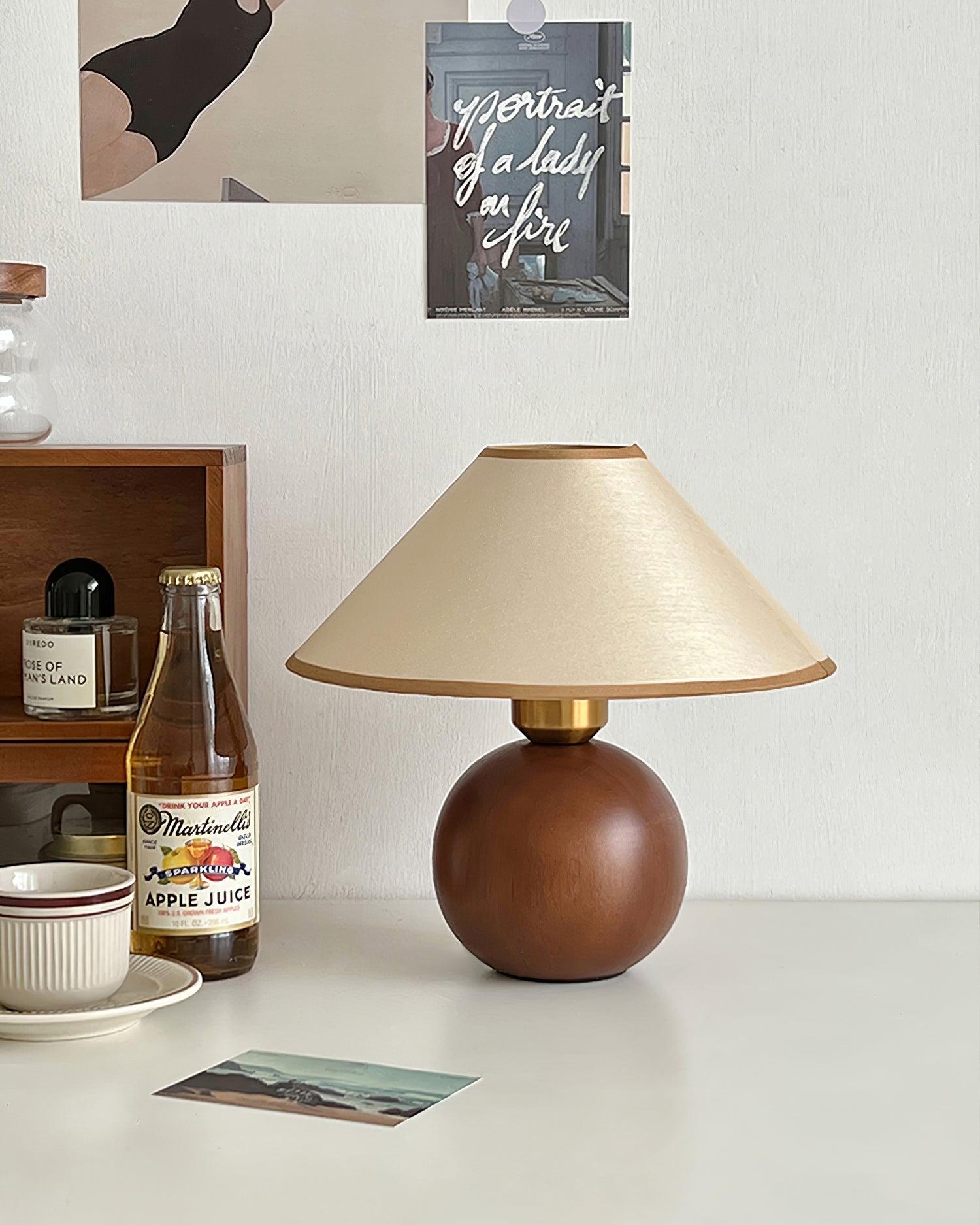 Cankut Wood Table Lamp